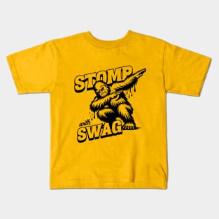 Bigfoot - Stomp with Swag Kids T-Shirt